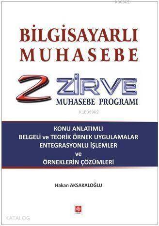 Bilgisayarlı Muhasebe; Zirve Muhasebe Programı - 1