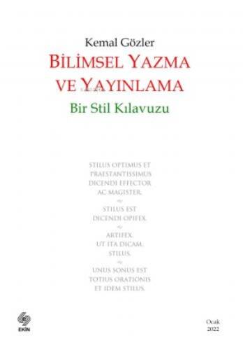 Bilimsel Yazma ve Yayınlama: Bir Stil Kılavuzu - 1