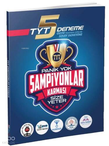 Bilimyolu TYT 5 Deneme Panik Yok Şampiyonlar Karması Size Yeter - 1