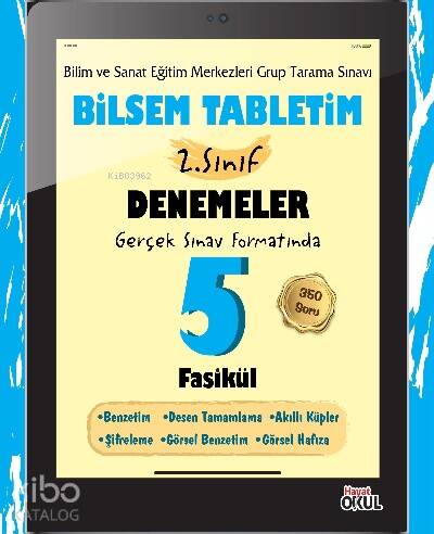 Bilsem Tabletim 2. Sınıf Denemeler 5 Fasikül - 1