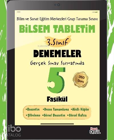 Bilsem Tabletim 3. Sınıf Denemeler 5 Fasikül - 1