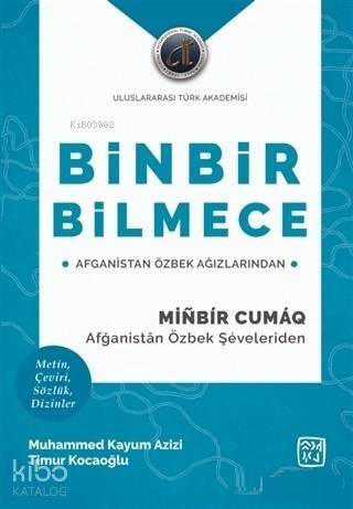 Binbir Bilmece - Afganistan Özbek Ağızlarından - 1