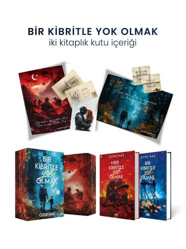 Bir Kibritle Yok Olmak İki Kitaplık Hediyeli Özel Kutu (Ciltli) - 1