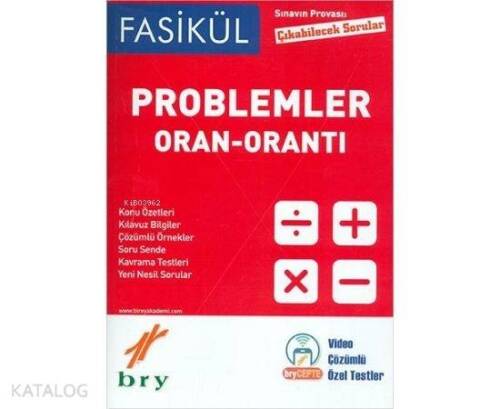 Birey - Problemler Oran Orantı Fasikül - 1