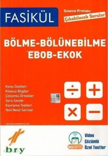 Birey Yayınları Bölme Bölünebilme Ebob Ekok Fasikülleri - 1