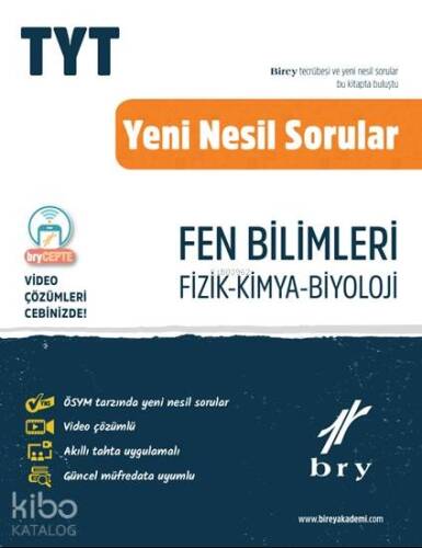 Birey Yayınları TYT Fen Bilimleri Yeni Nesil Sorular Birey Eğitim - 1