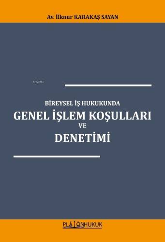 Bireysel İş Hukukunda Genel İşlem Koşulları Ve Denetimi - 1