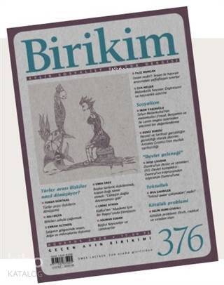 Birikim Aylık Sosyalist Kültür Dergisi Sayı: 376 Ağustos 2020 - 1