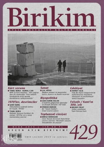 Birikim Dergisi 429 - Ocak 2025 - 1