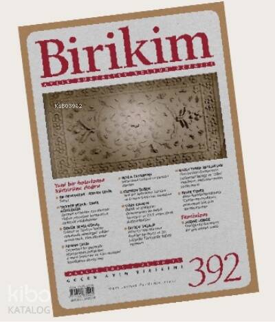 Birikim Dergisi Sayı 392 - 1