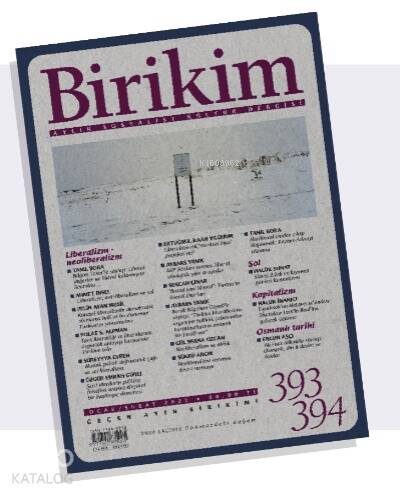 Birikim;393-394 Ocak-Şubat - 1