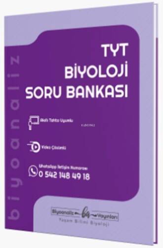 Biyoanaliz Yayınları TYT Biyoloji Soru Bankası - 1