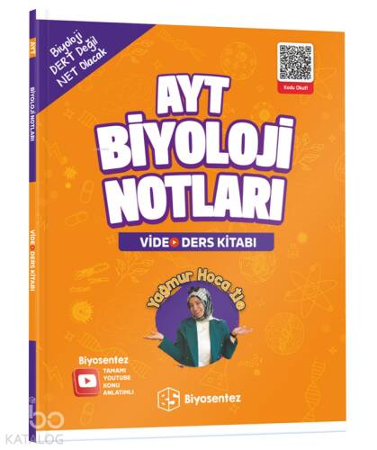 Biyosentez Yağmur Hoca ile TYT Biyosentez Biyoloji Not Defteri Tamamı El Yazılı - 1