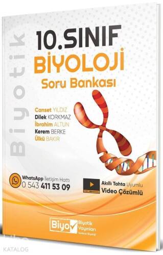 Biyotik Yayınları 10. Sınıf Biyoloji Soru Bankası Biyotik - 1