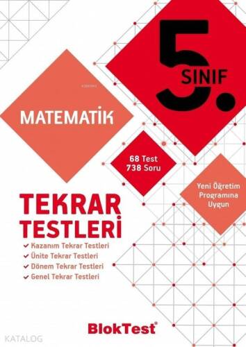 BlokTest Yayınları 5. Sınıf Matematik Tekrar Testleri BlokTest - 1