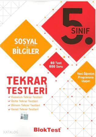 BlokTest Yayınları 5. Sınıf Sosyal Bilgiler Tekrar Testleri BlokTest - 1