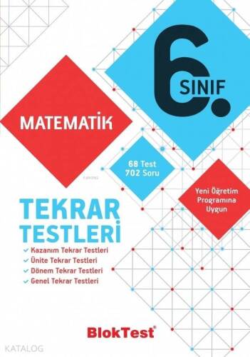 BlokTest Yayınları 6. Sınıf Matematik Tekrar Testleri BlokTest - 1