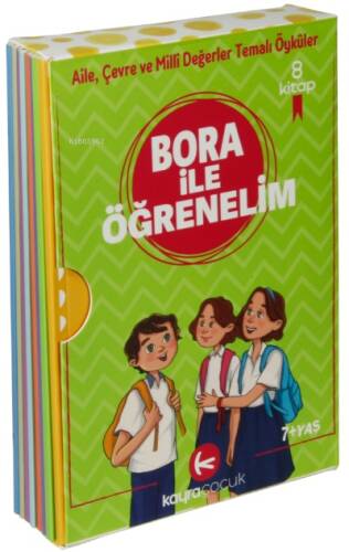 Bora İle Öğrenelim Öyküleri (8 Kitap Set-7+Yaş Renkli Resimli) - 1