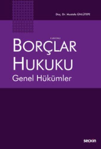 Borçlar Hukuku Genel Hükümler - 1