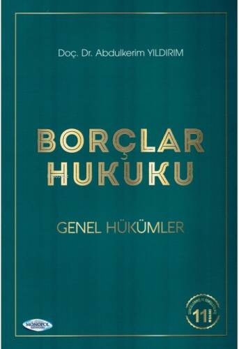 Borçlar Hukuku Genel Hükümler - 1