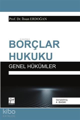 Borçlar Hukuku Genel Hükümler - 1