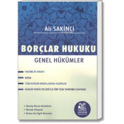 Borçlar Hukuku Genel Hükümler - 1