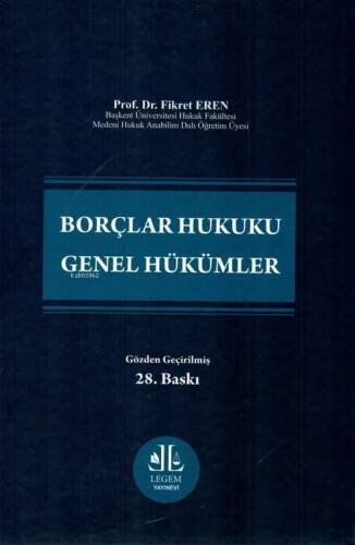 Borçlar Hukuku Genel Hükümler - 1