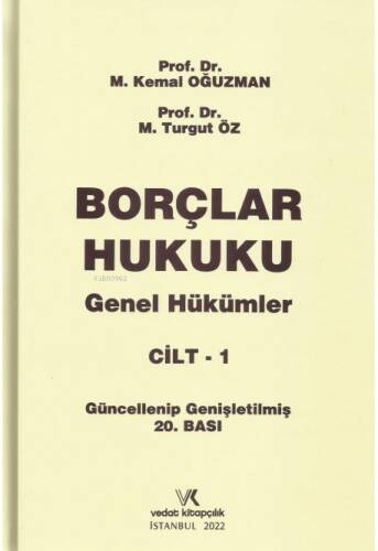 Borçlar Hukuku Genel Hükümler Cilt - 1 - 1