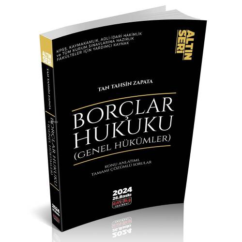 Borçlar Hukuku Genel Hükümler Konu Anlatımı - 1