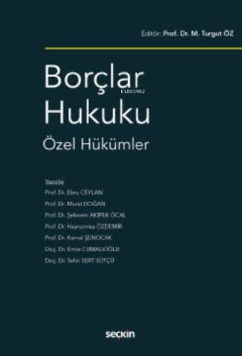 Borçlar Hukuku Özel Hükümler - 1