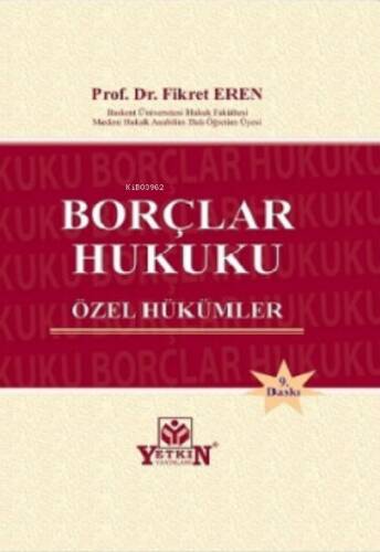 Borçlar Hukuku Özel Hükümler - 1