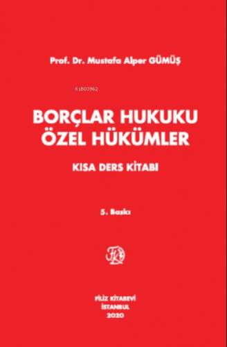 Borçlar Hukuku Özel Hükümler (Kısa Ders Kitabı) - 1