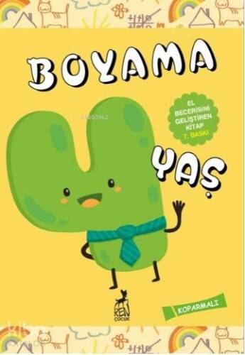 Boyama 4 Yaş; El Becerisini Geliştiren Kitap - 1