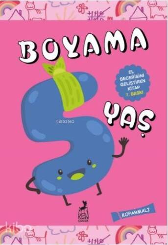 Boyama 5 Yaş; El Becerisini Geliştiren Kitap - 1