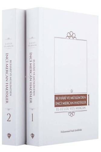 Buhari Ve Müslimden İnci Mercan Hadisler El Lü'lüü Vel Mercan Fi Ma İttefeka Aleyhi'ş - Şeyhan;Türkçe Metin İki Kitap “ Karton Kapak ” - 1