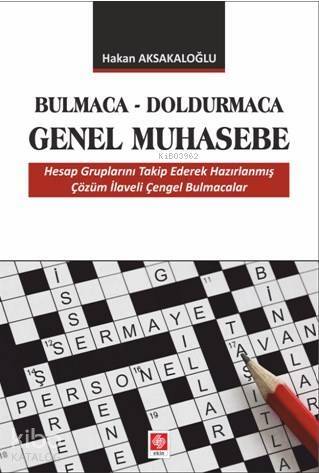 Bulmaca - Doldurmaca Genel Muhasebe - 1