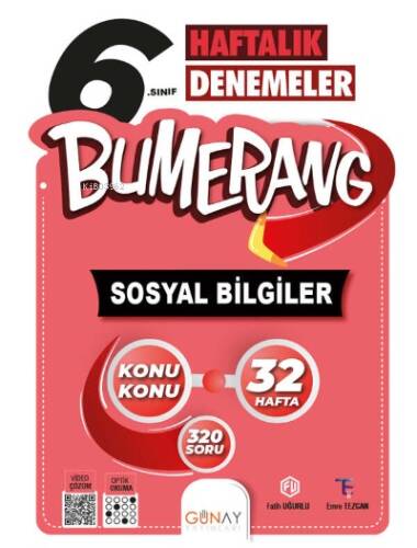 Bumerang 32 Haftalık Sosyal Bilgiler Denemeleri - 1