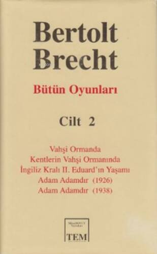 Bütün Oyunları Cilt 2: Bertolt Brecht - 1