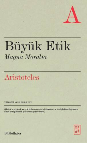 Büyük Etik;Magna Moralia - 1