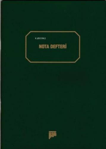 Büyük Nota Defteri - 1