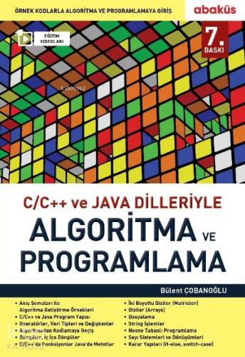 C C++ ve Java Dilleriyle Algoritma ve Programlama - 1