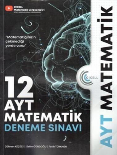 C1cell Yayınları AYT Matematik 12 Deneme Sınavı - 1