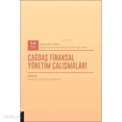 Çağdaş Finansal Yönetim Çalışmaları - 1