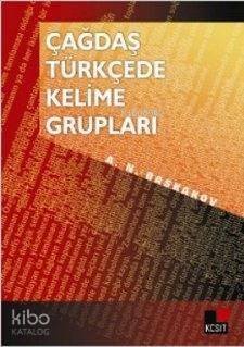 Çağdaş Türkçede Kelime Grupları - 1