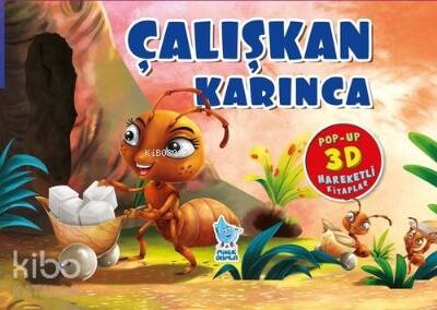 Çalışkan Karınca;Pop-Up 3D Hareketli Kitap - 1