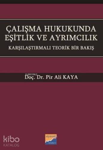 Çalışma Hukukunda Eşitlik ve Ayrımcılık; Karşılaştırmalı Teorik Bir Bakış - 1