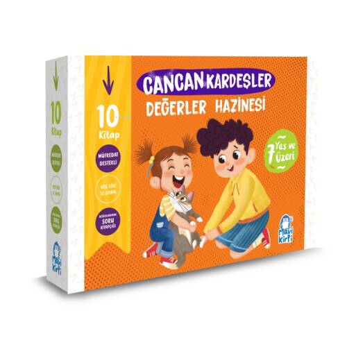 Cancan Kardeşler Değerler Hazinesi - 2. Sınıf Hikaye Seti (10 Kitap) - 1