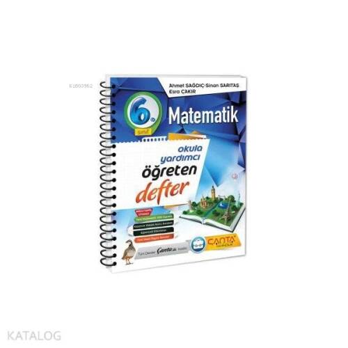 Çanta 6.Sınıf Defter Öğreten Matematik - 1