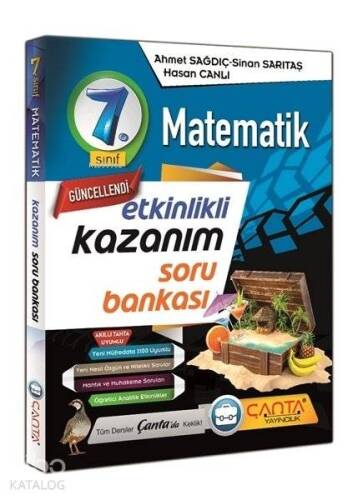 Çanta 7.Sınıf Kazanım Matematik Soru Bankası - 1