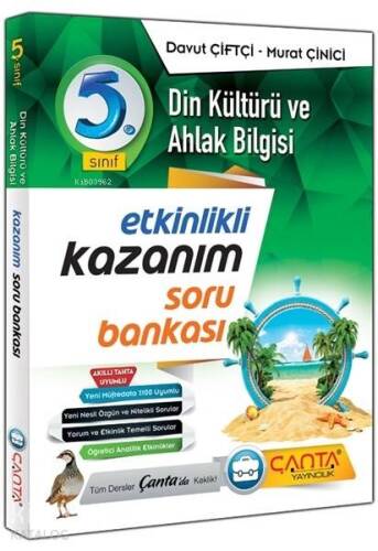 Çanta Yayınları 5. Sınıf Din Kültürü ve Ahlak Bilgisi Etkinlikli Kazanım Soru Bankası Çanta - 1